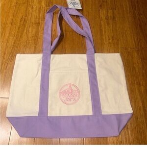 Trader Joe's Large Lavender Tote bag
